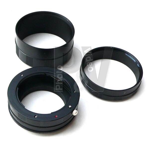 Macro Extension Tubes - Metal - for Pentax K - NEW