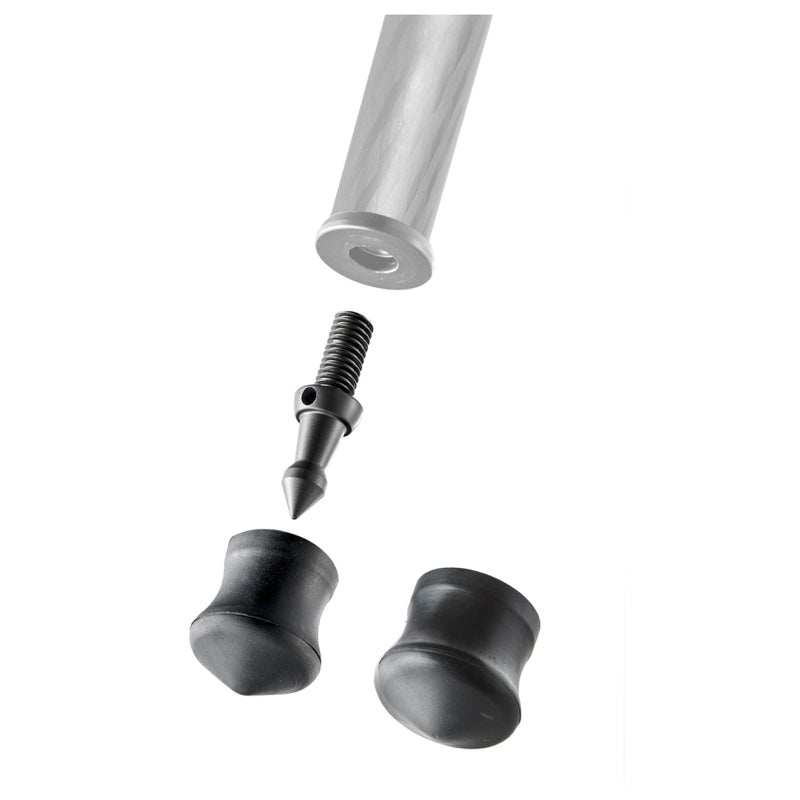 Gitzo GSFSM Monopod Spike with 30mm and 38mm rubber feet