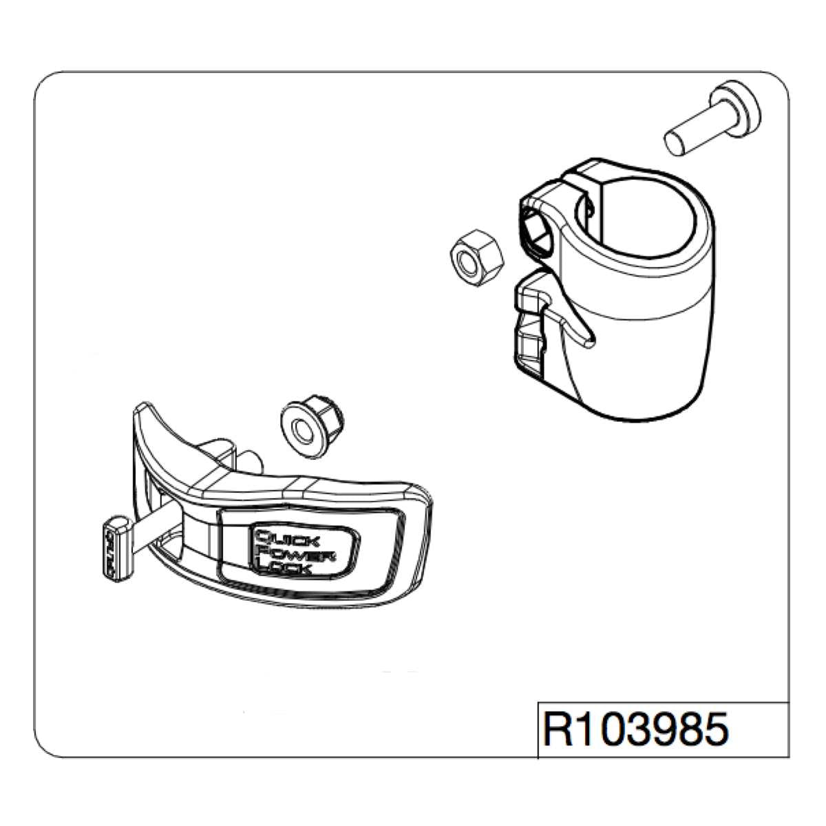Manfrotto R103985 Leg Clamp