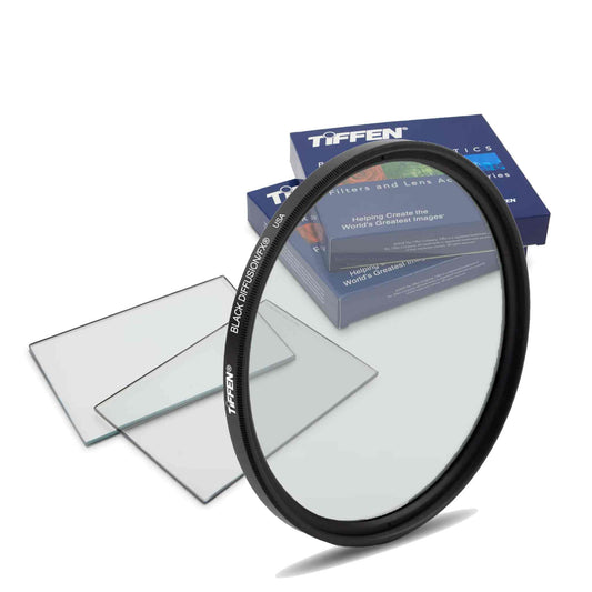 Tiffen Black Diffusion Filter - Sizes 49mm-4x5.65