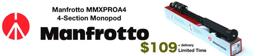 Manfrotto XPRO OVER 4 Section Aluminium Monopod