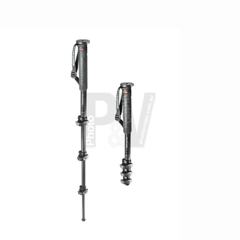 Manfrotto XPRO PRIME 4 Section Carbon Monopod